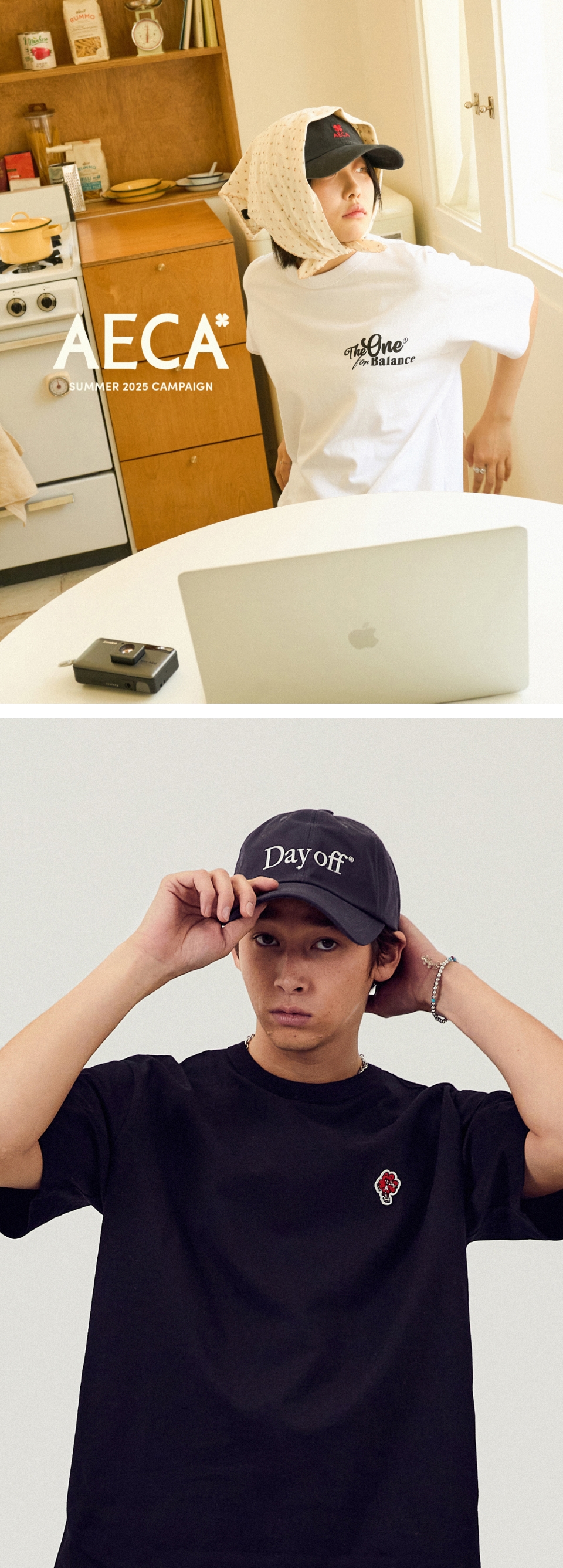 MUSINSA | AECA WHITE DAY OFF CAP-CHARCOAL